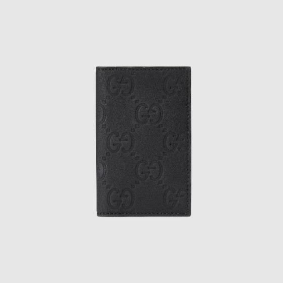 GUCCI 구찌 GG 러버 효과 롱 카드 케이스 771317