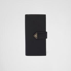 PRADA 프라다 사피아노 및 가죽 장지갑 1MV025