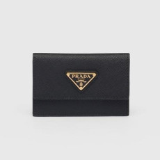 PRADA 프라다 사피아노 가죽 카드 홀더 1MF028 (금장/은장)