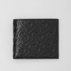 BURBERRY 버버리 송아지 가죽 엠보 반지갑 80092031