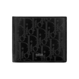 DIOR 디올 컴팩트 지갑 오블리크 갤럭시 반지갑 2ESBH