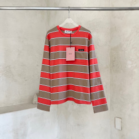 MIUMIU 미우미우 스트라이프 롱슬리브