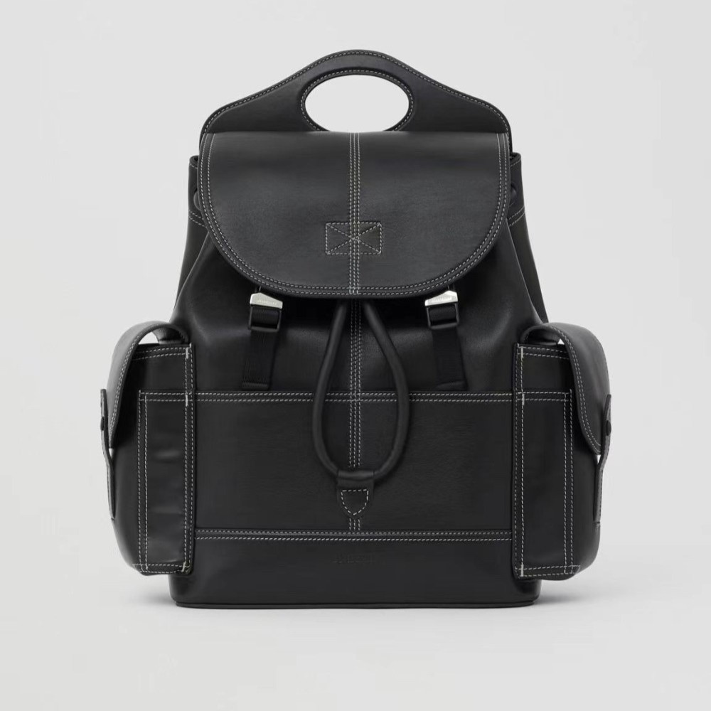 BURBERRY 버버리 레더 포켓 백팩 80547681
