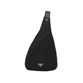 PRADA 프라다 리나일론 앤 레더 숄더 스트랩 백팩 2VZ092