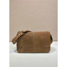 PRADA 프라다 스웨이드 가죽 숄더백 2VH187