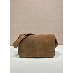 PRADA 프라다 스웨이드 가죽 숄더백 2VH187