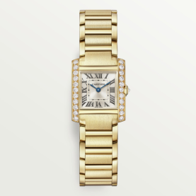 CARTIER 까르띠에 탱크 프랑세즈 워치 small 쿼츠 시계 WJTA0039