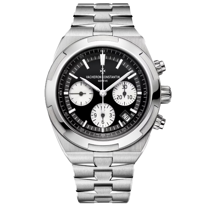 VACHERON CONSTANTIN 바쉐론콘스탄틴 오버시즈 크로노그래프 41mm 블랙 다이얼 오토매틱 메탈시계 5500V110A-B481