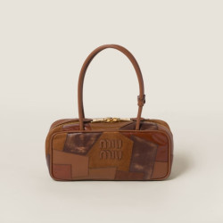 MIUMIU 미우미우 보 레더 패치워크백 5BB173