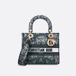DIOR 디올 레이디백 디라이트 미듐 M0565