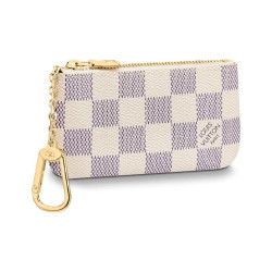 LOUIS VUITTON 루이비통 키 파우치 다미에 아주르 N62659