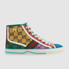 GUCCI 구찌 여성용 스니커즈 테니스 1977 하이탑 스니커즈 663679