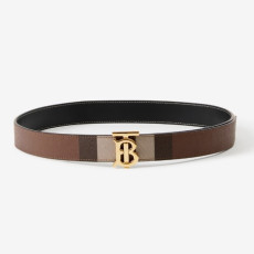 BURBERRY 버버리 체크 레더 리버시블 TB 벨트 80623491 (30mm) 2COLOR