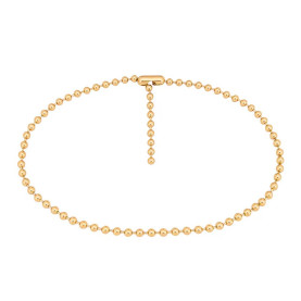 BOTTEGA VENETA 보테가베네타 빈티지 골드 순동 볼펜 체인 벨트 666522 (10mm)