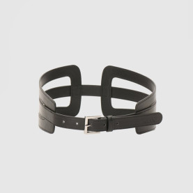 LOEWE 로에베 아나그램 컷아웃 벨트 (80mm)