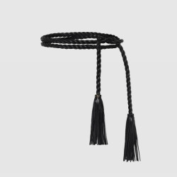 VALENTINO 발렌티노 로프 웨빙 랩 벨트 (10mm) 2COLOR