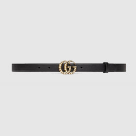 GUCCI 구찌 더블 GG 씬 벨트 476342 (20mm) 2COLOR