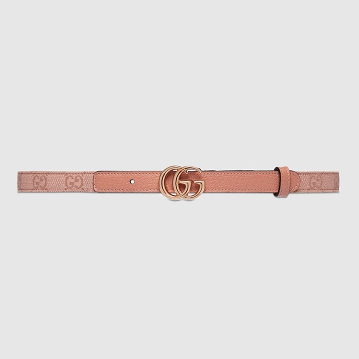 GUCCI 구찌 GG 마몽 씬 벨트 409417 (20mm)