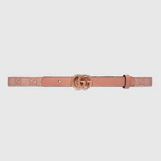 GUCCI 구찌 GG 마몽 씬 벨트 409417 (20mm)