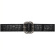 SAINT LAURENT 생로랑 악어 사각 체인 버클 벨트 640567 (50mm) 2COLOR