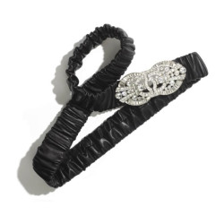 CHANEL 샤넬 램스킨 메탈 스트라스 벨트 AA9012 (20mm) 3COLOR