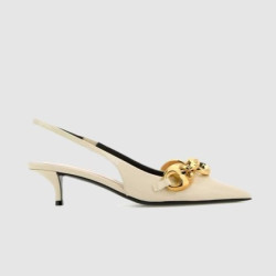 GUCCI 구찌 여성용 샌들 마리나 체인이 슬링백 펌프스 794372