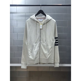 THOM BROWNE 톰브라운 사선완장 후드집업
