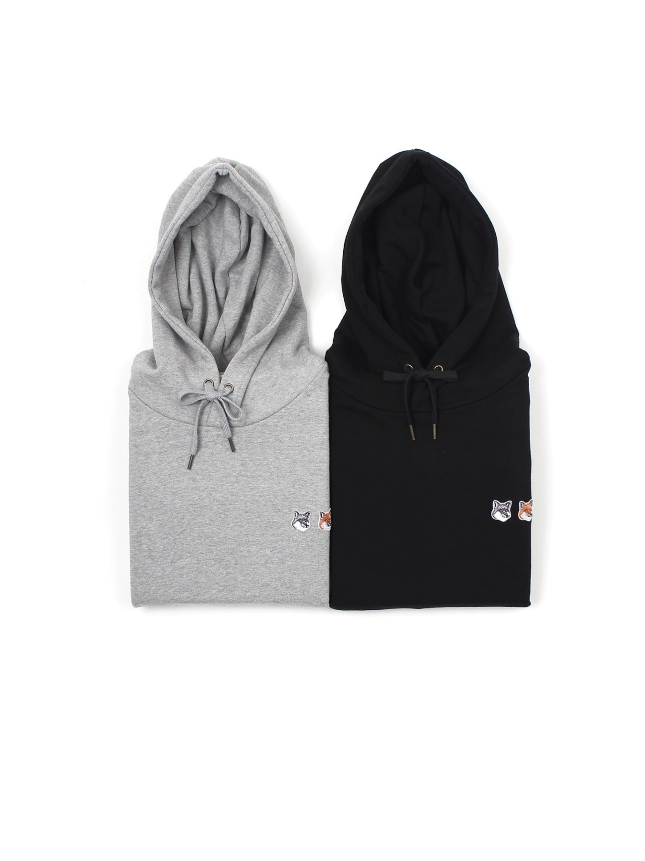 MAISON KITSUNE 메종키츠네 더블 헤드 후드