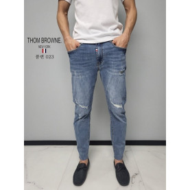THOM BROWNE 톰브라운 컷팅 청바지