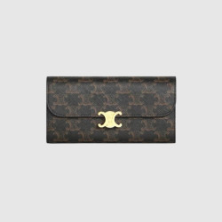 CELINE 셀린느 라지 트리옹프 지갑 10E312