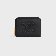 CELINE 셀린느 퀴르 트리옹프 컴팩트 지퍼 지갑 10K533 2COLOR