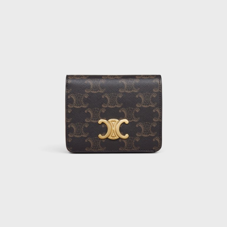 CELINE 셀린느 트리옹프 컴팩트 지갑 10K622