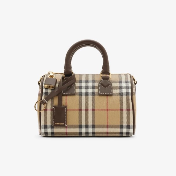 BURBERRY 버버리 미니 체크 볼링백 80975981