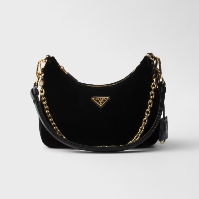 PRADA  프라다 리에디션 벨벳 미니백 1BC204