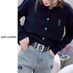 SAINT LAURENT 생로랑 와이클 니트 가디건