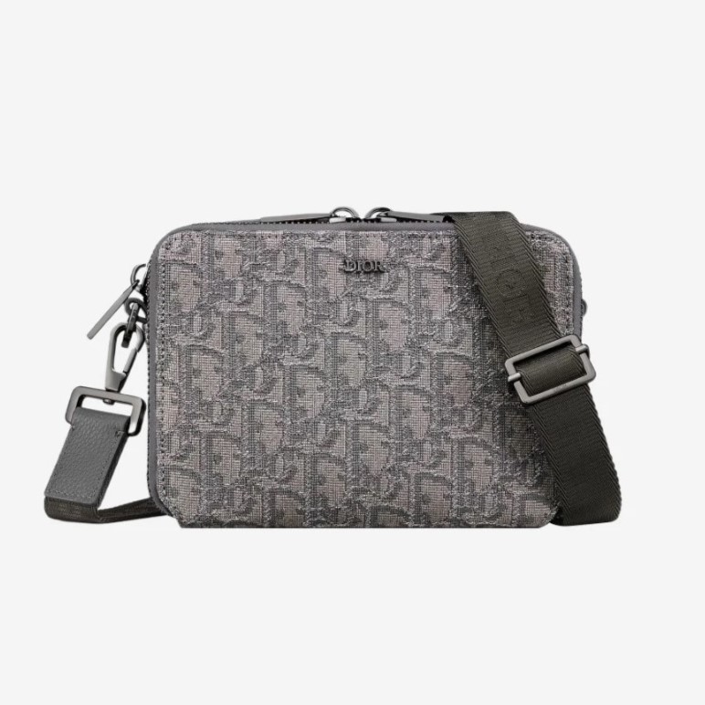 DIOR 디올 스트랩 지퍼 파우치 2ESBC