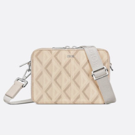 DIOR 디올 스트랩 지퍼 파우치 2ESBC