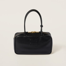 MIUMIU 미우미우 보 가죽 탑 핸들백 5BB172 3COLOR