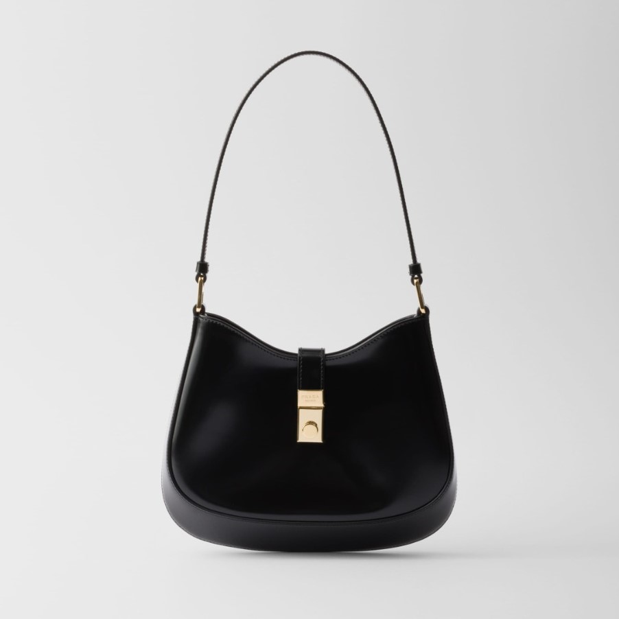 PRADA 프라다 클레오 브러쉬드 가죽 숄더백 1BC169 2COLOR