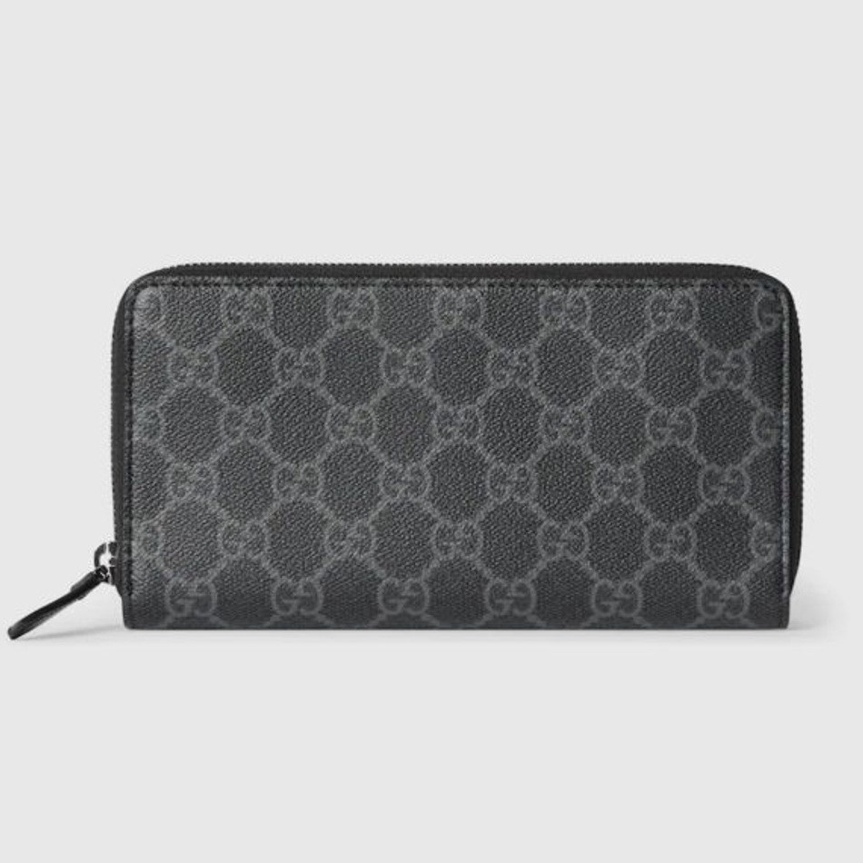 GUCCI 구찌 GG 엠블럼 지퍼 아라운드 지갑 821207 2COLOR