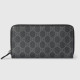 GUCCI 구찌 GG 엠블럼 지퍼 아라운드 지갑 821207 2COLOR
