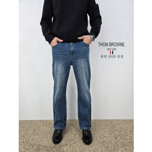 THOM BROWNE 톰브라운 세미 일자 청바지