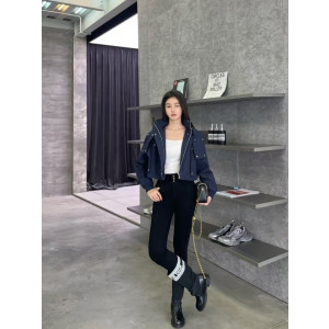 DIOR 디올 기본 크롭후드자켓