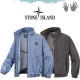 STONE ISLAND 스톤아일랜드 오버핏 져지 데님 자켓