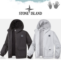 STONE ISLAND 스톤아일랜드 오버핏 언발 바람막이