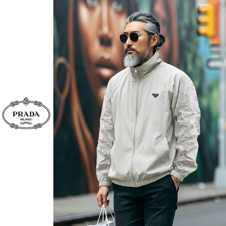 PRADA 프라다 셔링 바람막이 점퍼 2COLOR