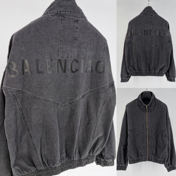 BALENCIAGA 발렌시아가 오버핏 져지 청자켓