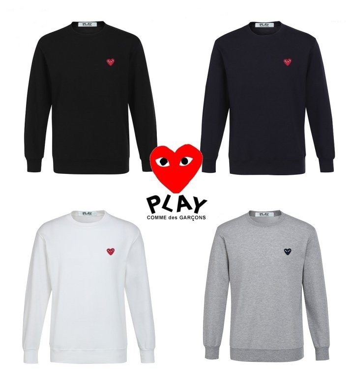 COMME DES GARCONS 꼼데가르송 베이직 데일리 맨투맨