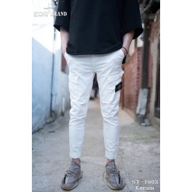 STONE ISLAND 스톤아일랜드 절개 스판 카고 조거 팬츠 2COLOR