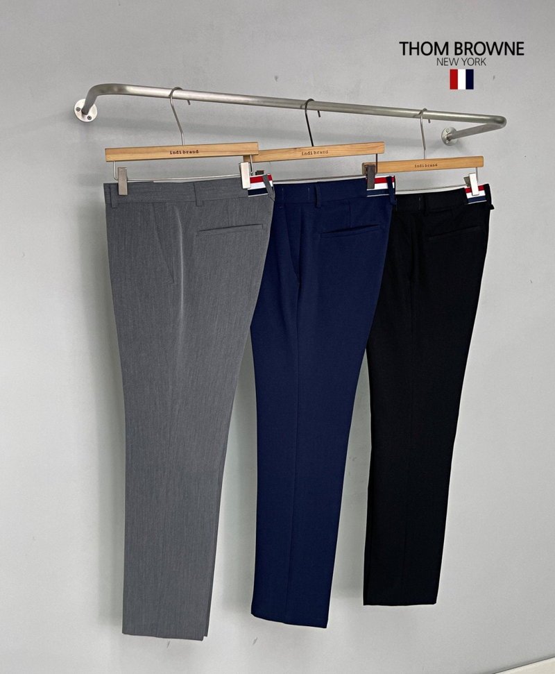 THOM BROWNE 톰브라운 뒷밴딩 삼선 슬랙스 팬츠